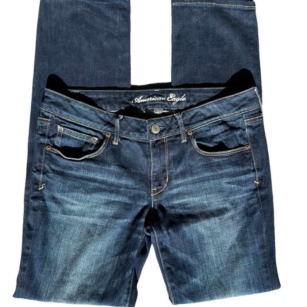 American Eagle Outfitters Blue Slim Jeans Classic Style denim with pockets - Picture 4 of 5